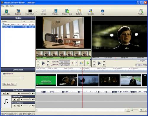 VideoPad Video Editor 2.06 - Descargar 2.06