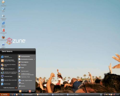 Microsoft Zune Theme for Windows XP 1.0