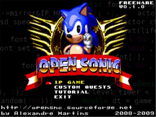 Open Sonic 0.1.1