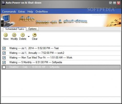 Auto Power-on and Shut-down  2.10