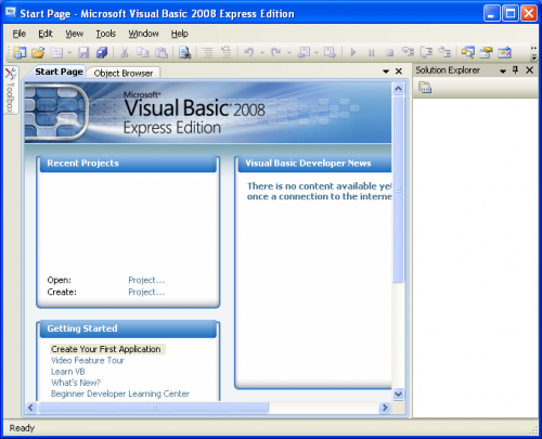 Microsoft Visual Basic 2008 Express 2008