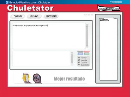 Chuletator  - Descargar 1.0.7345